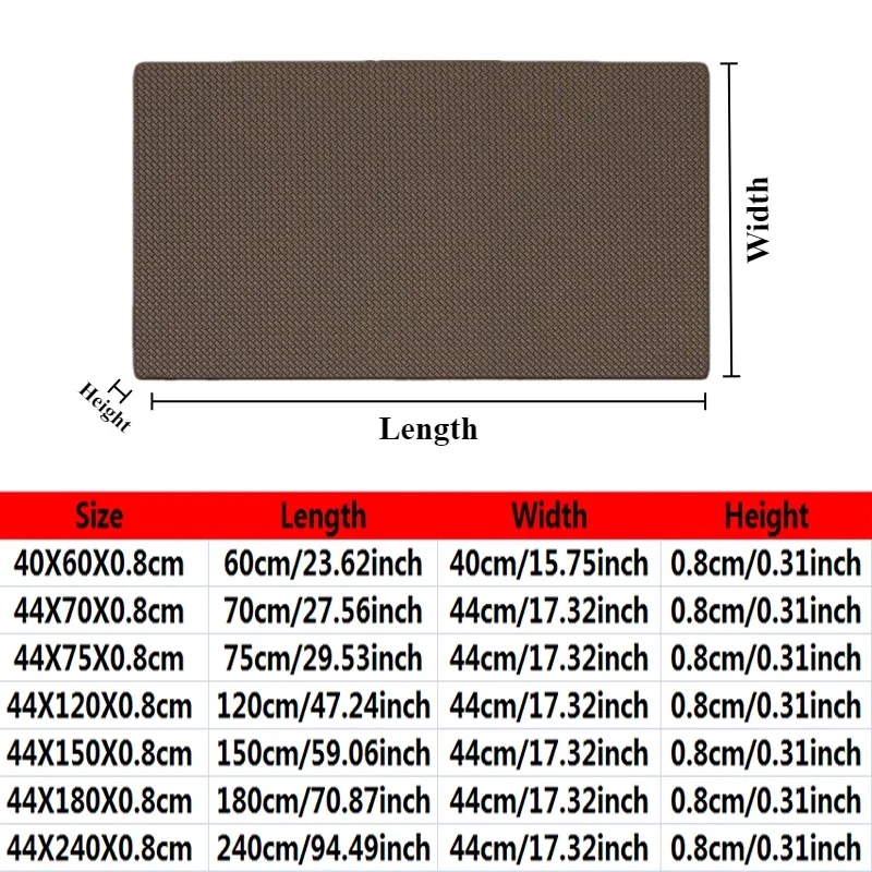 Kitchen Floor Mat Solid Color Long Strip Household Carpet Non-slip Oil-proof Mats Leather Waterproof Rug Alfombra De Cocina 카펫