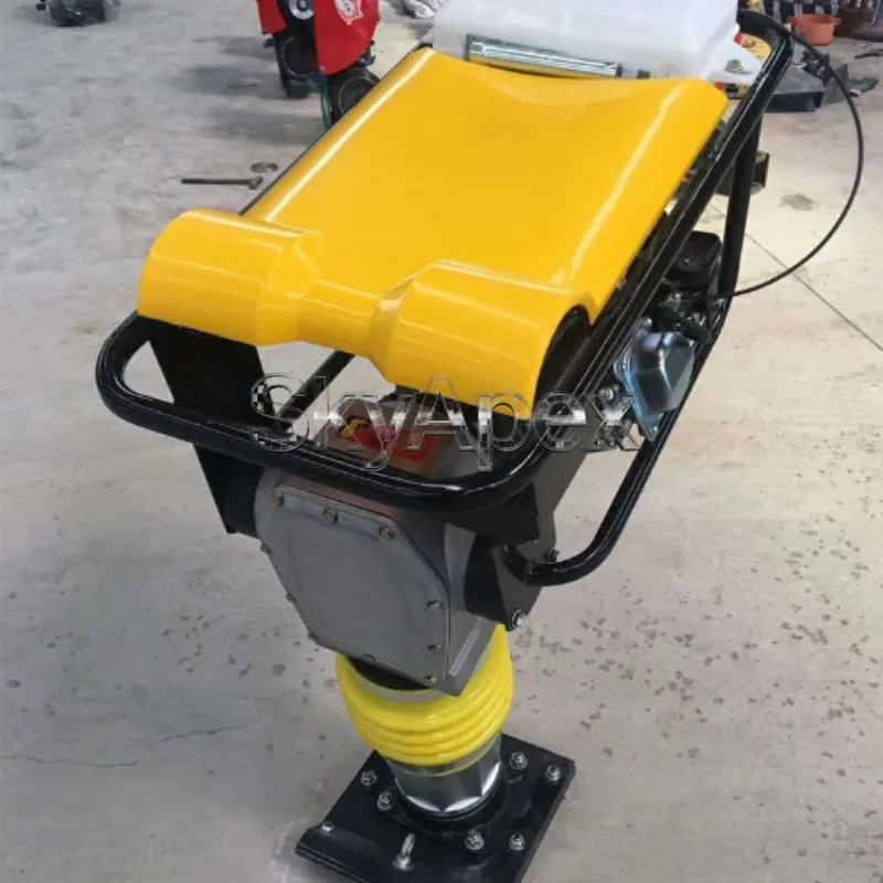 130 Type Impact Rammer Vibratory Tamper Indoor Outdoor Concrete Cement Road Compactor Soil Tamping Construction Machinery