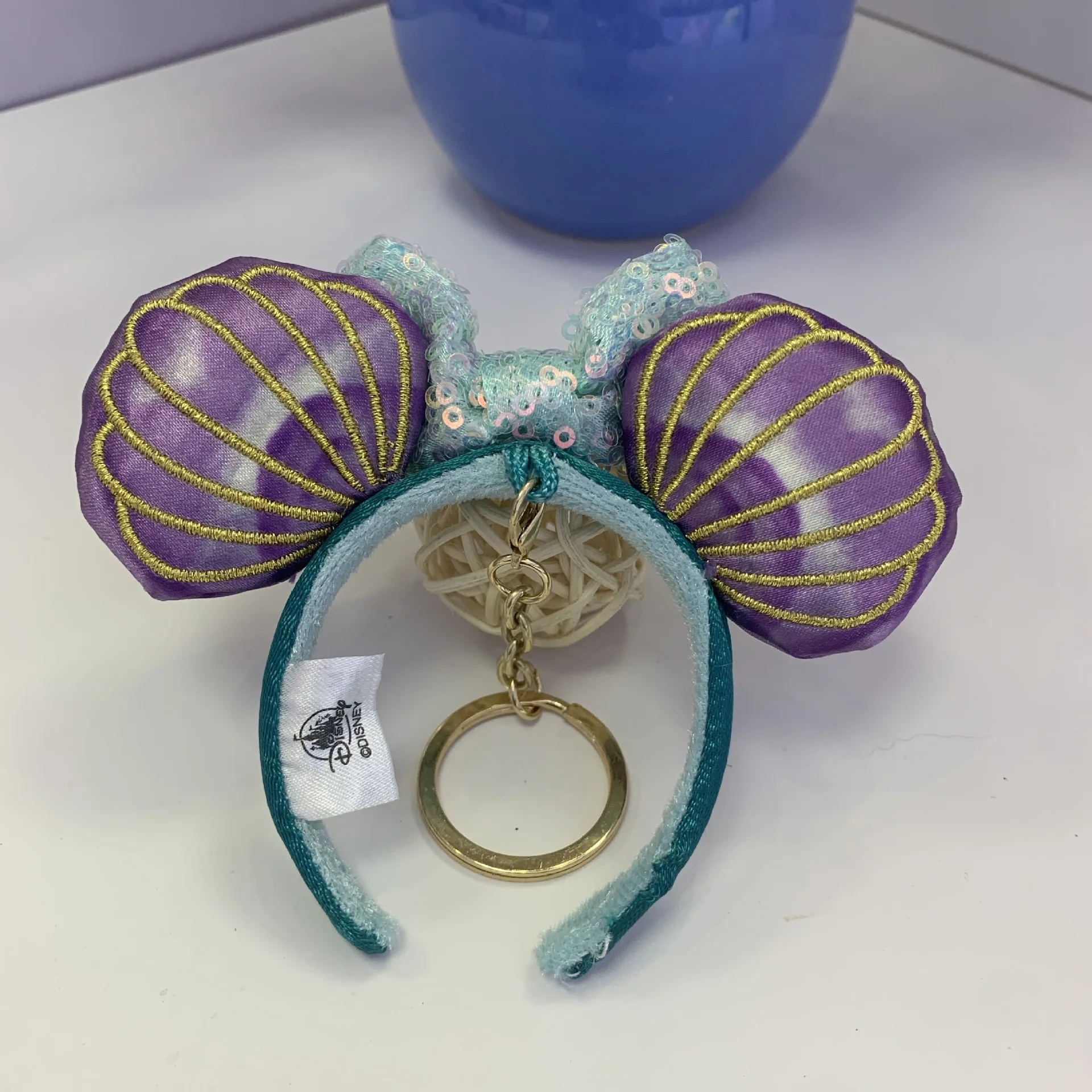 Miniso Disney Syrenka Mała Opaska Brelok Śliczna Mała Zawieszka Może Pomieścić 4 Cale