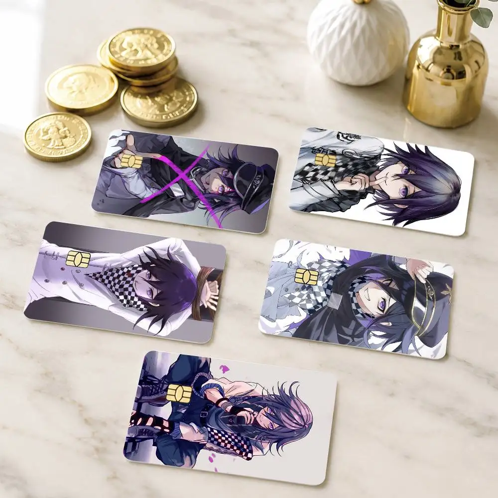 Game Danganronpa V3 Kokichi Oma Credit Card HD Stickers Small Chip Waterproof Sticker Game Card Decal Gift