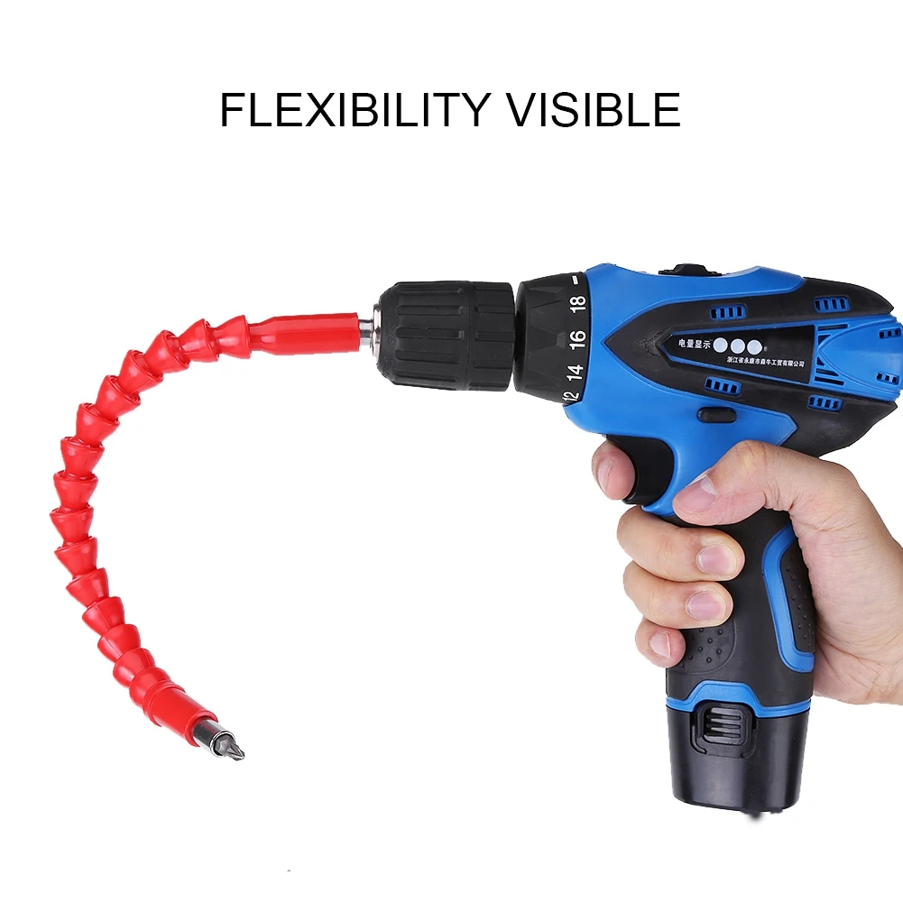 

Flexible Shaft Bits 1/4" Hex Shank Extention Screwdriver Bit Holder Connect Link Power Tools Power Tools