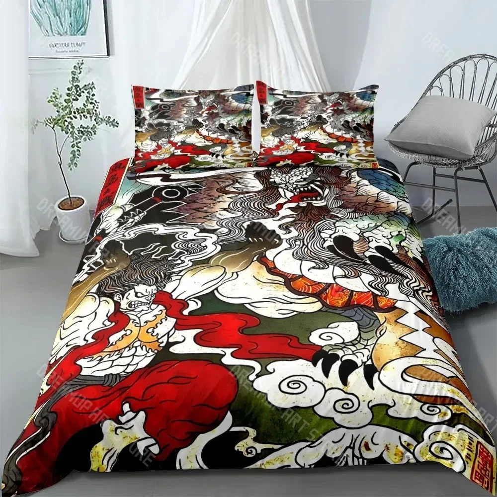 2026 3D Print Rubber Boy Japanese Duvet Cover Set EU Single Double King US Twin Full Queen Size Bedclothes