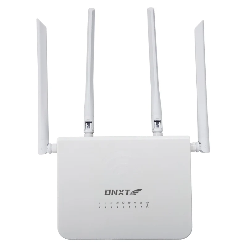 DNXT Wifi Router 300Mbps 4G Wifi Router 4 Antenna CPE Unlock Modem Portable FDD TDD LTE Network Hotspot WAN/LAN Port