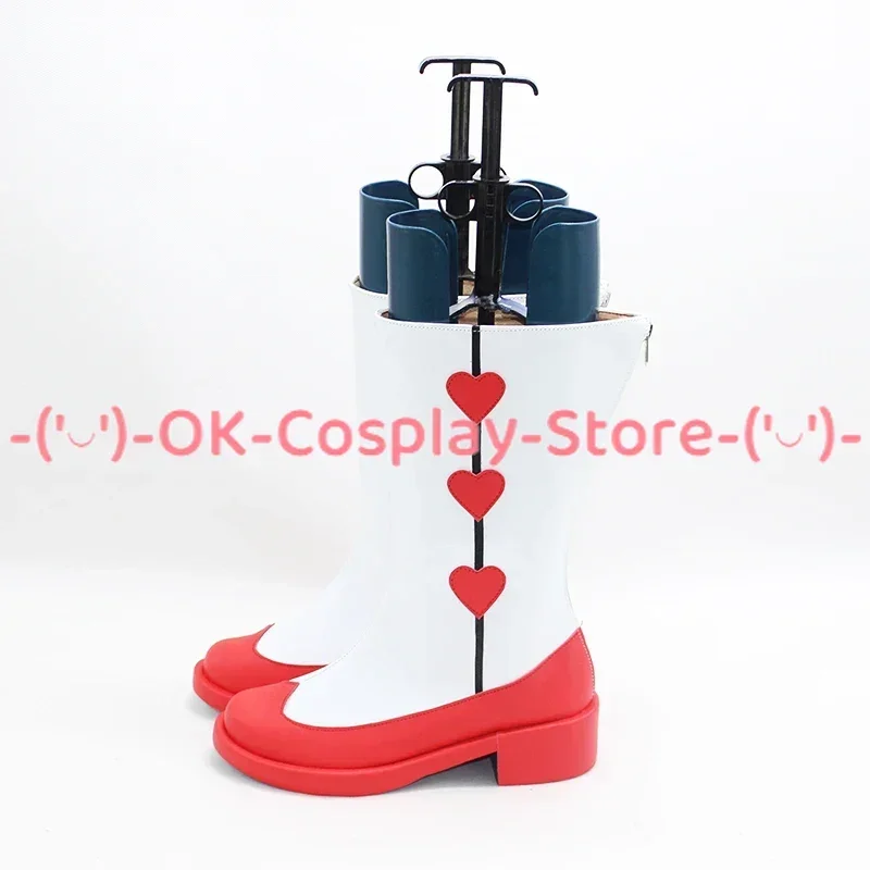 [Customized Size] Cardcaptor Sakura Kinomoto Cosplay Shoes Sakura Anime Roleplay Prop Halloween Carnival Party Boots PU Leather
