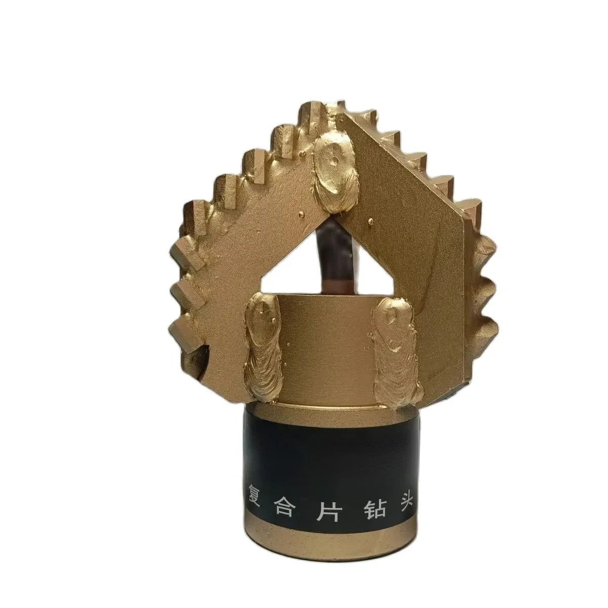 1pc high quality Well drill,3-wing alloy drill bit,full-toothdrill,geological bit tool,mud pump fitting 3 blade drilling tool