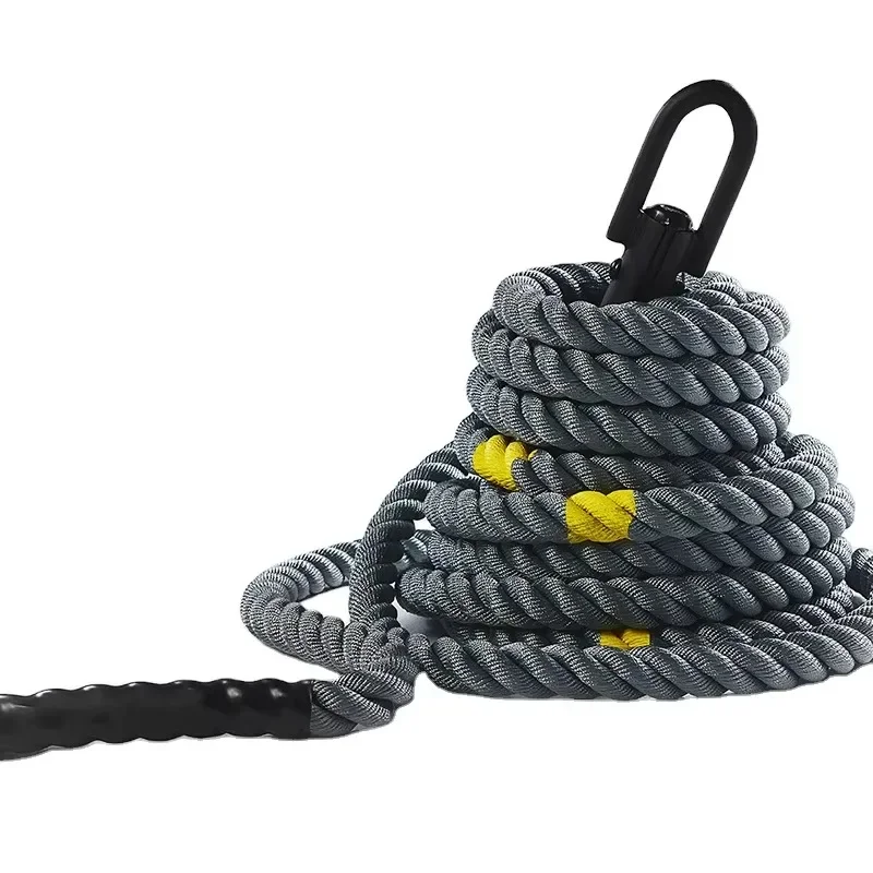 Gym factory manufacturing wholesale competition power rope non-slip power battle rope