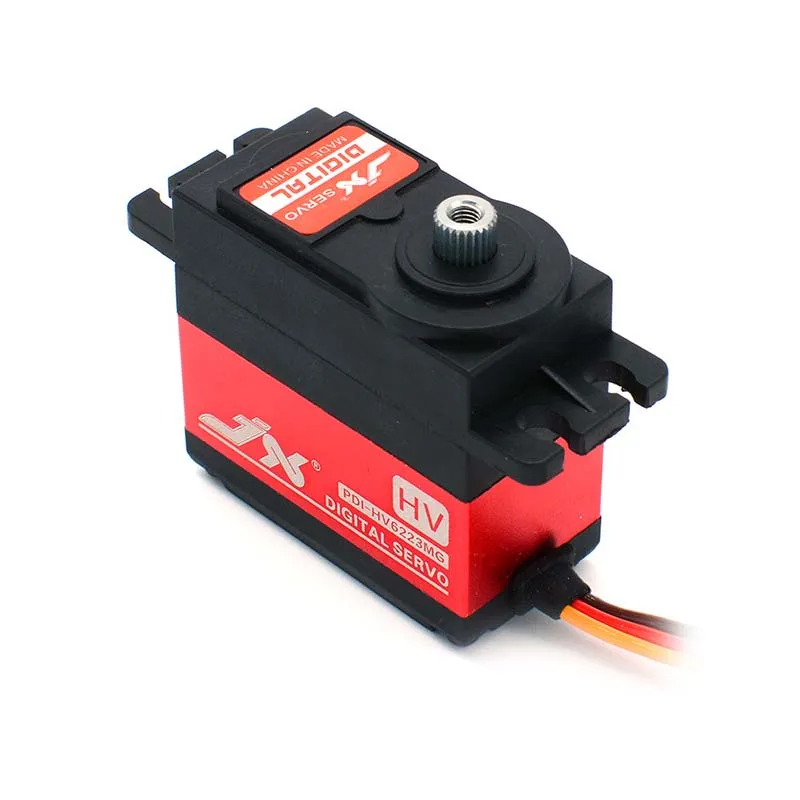 5PCS JX PDI-HV6223MG Metal Tooth Aluminum Middle Shell 62 Grams 23 Kilograms High-Pressure Standard Digital Servo