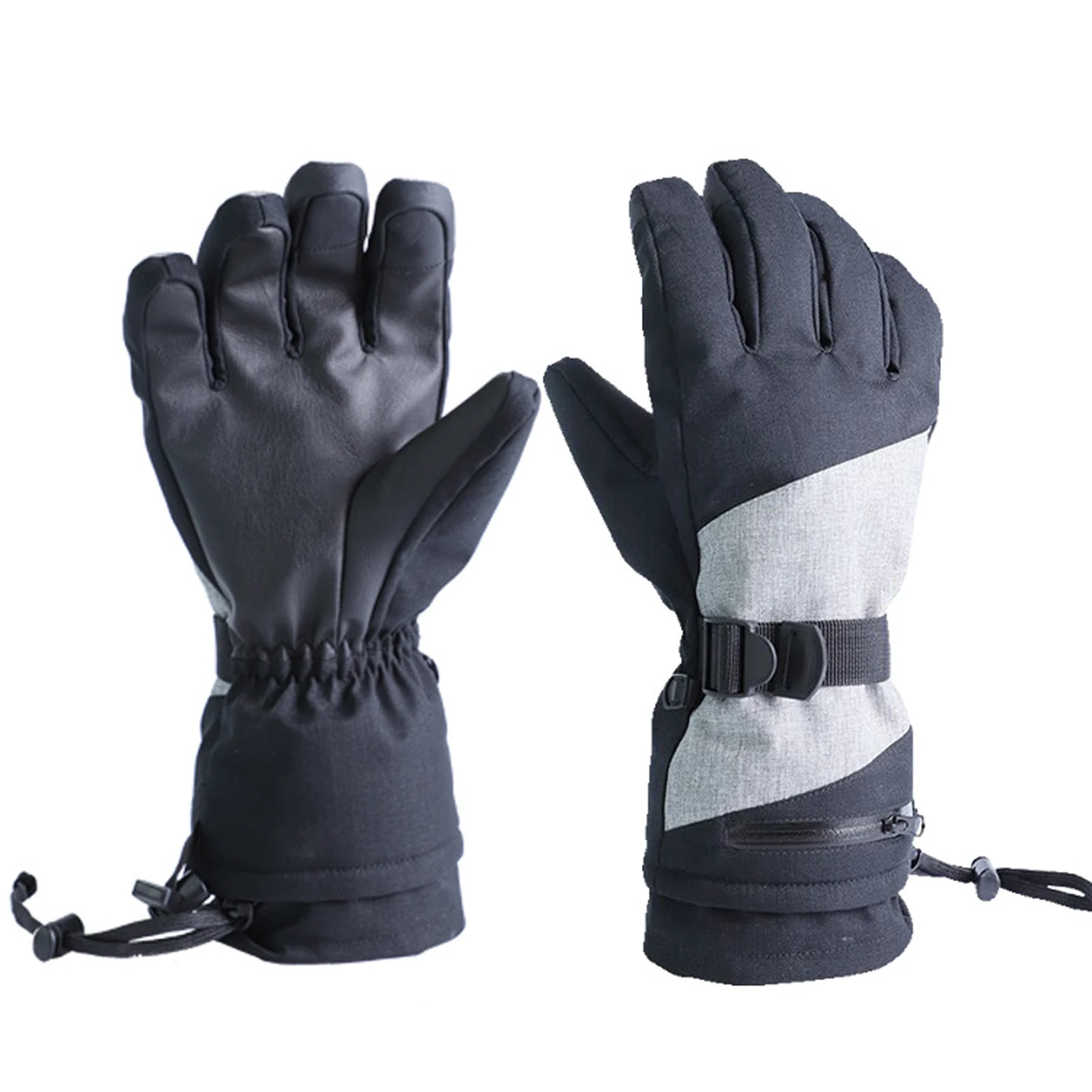 Ski Gloves Five-finger Snow Gloves Waterproof & Windproof Touchscreen Gloves for Cycling Snowboarding Driving Outdoor Work