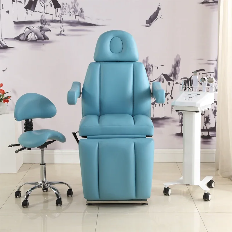 Customized electric beauty bed, micro injection chair, multifunctional lifting treatment, embroidery bed