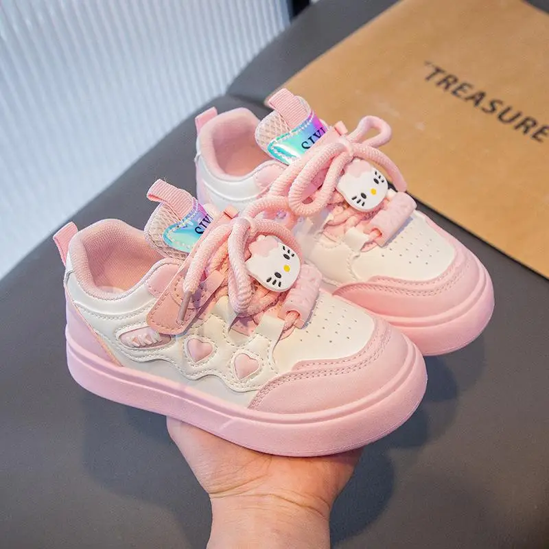 

Good-Looking Hello Kittys Children's Shoes Casual Shoes Children Skate Shoes Breathable Cute Cartoon Sneakers Fashion Gift