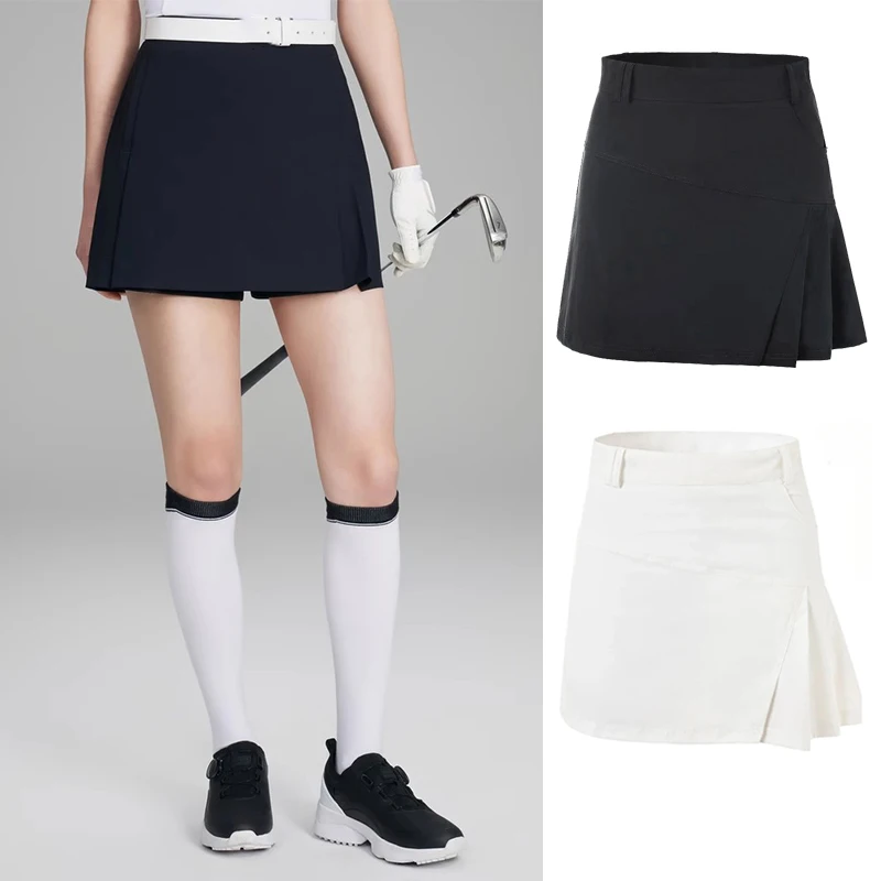 

Короткие юбки для гольфа для женщин, модные облегающие спортивные белые брюки, платье, теннисная юбка, женская корейская модная одежда