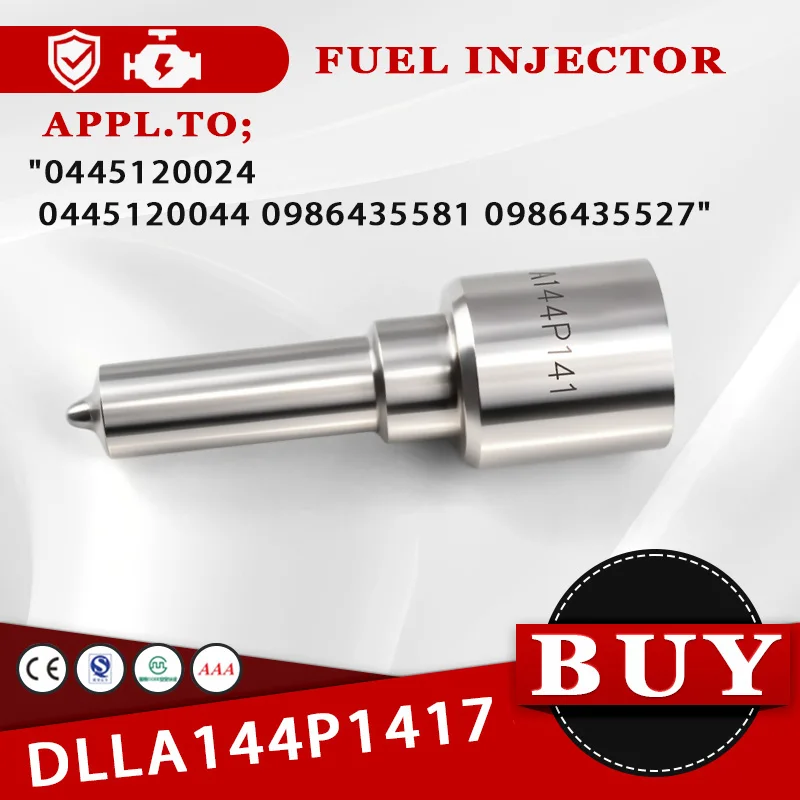 0433171878 Common Rail Injector Nozzle DLLA144P1417 Diesel Part Atomizer DLLA 144 P1417 0445120024 0445120044 For B-osch MAN TGA