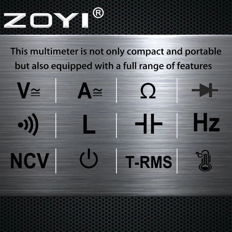 ZT-102L Multimetr indukcyjności T-RMS 6000 Count 60H LCR AC DC Prąd Napięcie do 600A600V Amperomierz Tester napięcia