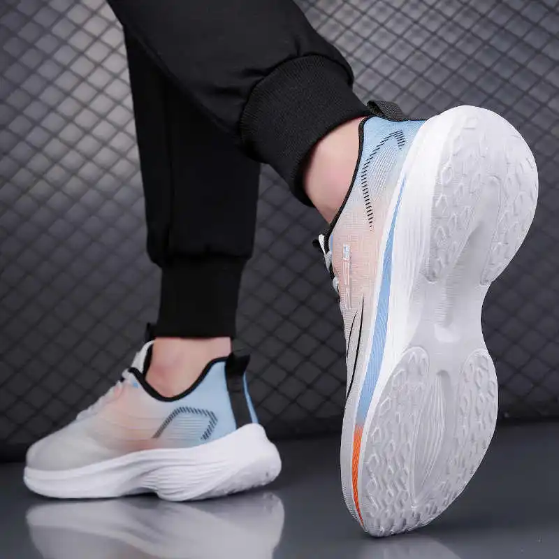 Synthetic Leather Rubber Sole Shoes Boots Man Luxury Trainers Men's High Top Sneakers Luxury Sport Overseas Tnis College