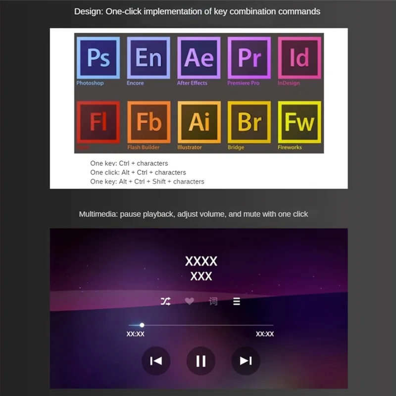 Superb Macro Programming Keyboard RGB Custom 2 Keys Keyboard Mini Copy And Paste OSU Keyboard Gaming Hotswap Keypad Easy To Use