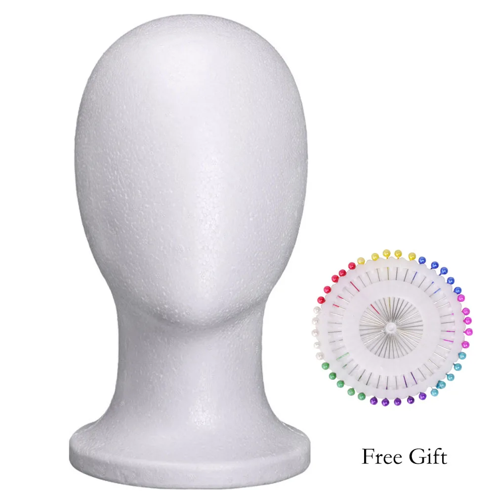 أنثى الستايروفوم عارضة أزياء القزم رئيس نموذج مجهولي الهوية مستحضرات التجميل عرض موقف للشعر السفر صالون قطع الشعر نموذج القبعات نمط #2