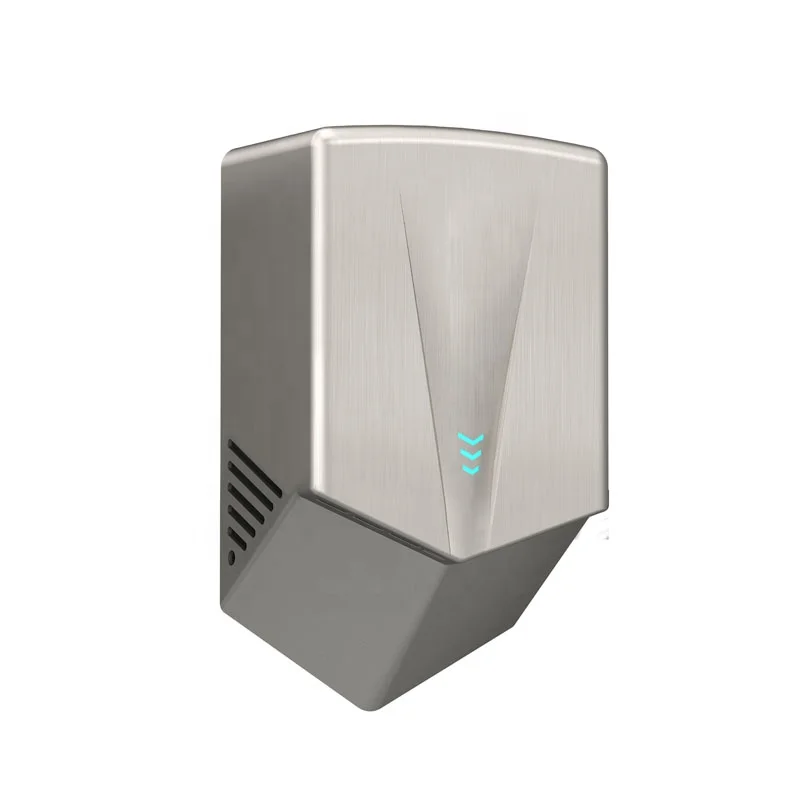 2026 Latest V Shape Airblace air Blade Stainless Steel Wholesale Price Automatic High Speed Bathroom Hand Dryer