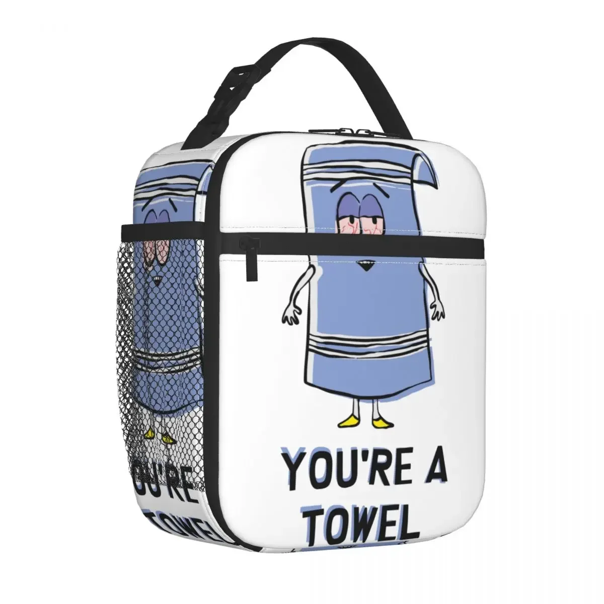 Southpark Towelie You Are Towel Insulated Lunch Bags Large Cartoon Anime Lunch Container Thermal Bag Lunch Box Tote College