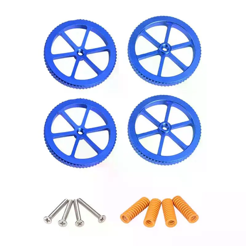 Printer Heatbed Leveling Kit Hand Twist Adjustment Wheel Screw Spring Kit For 3D Printing Equipment Maintenance 3D