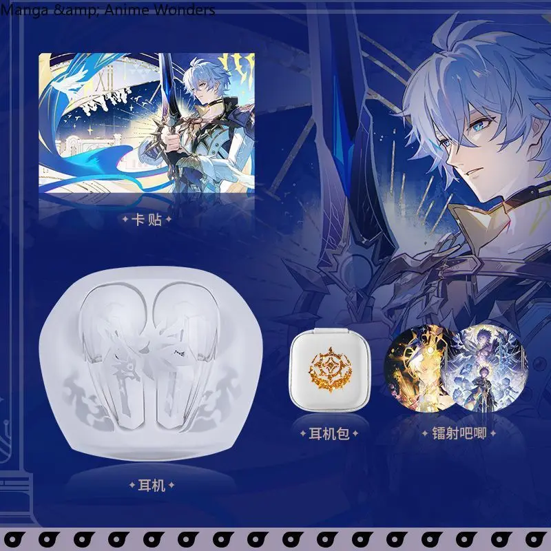 

Honkai: Star Rail Phainon Anime Cosplay Wireless Headphones Gaming Headset Earphones Bluetooth Wireless Bluetooth Headset Gift