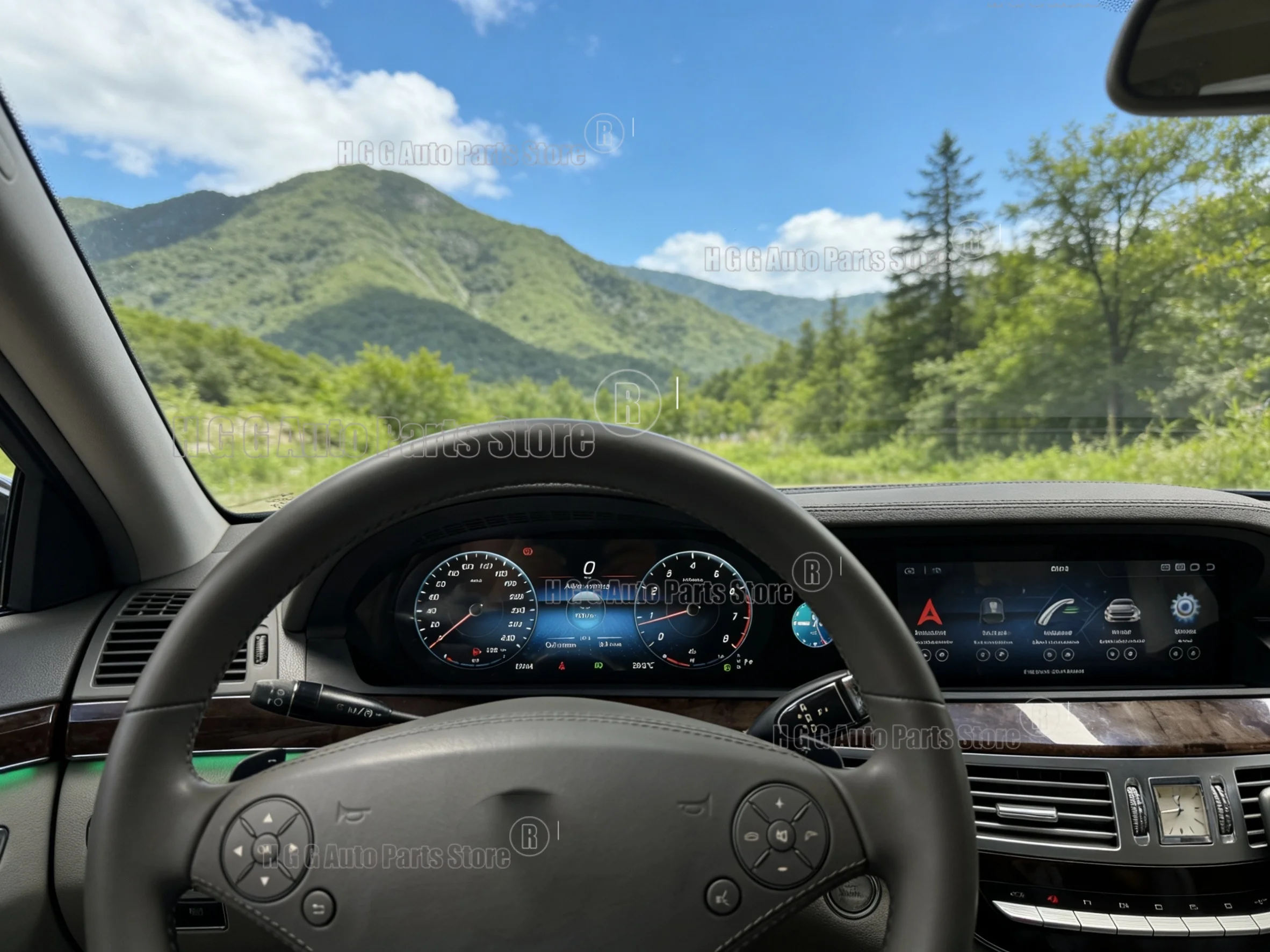 

Автомагнитола для Mercedes-Benz S-класса W221 S300 S350 S600L 2006~2013 с CarPlay, Android Auto, мультимедийным плеером и GPS-навигацией