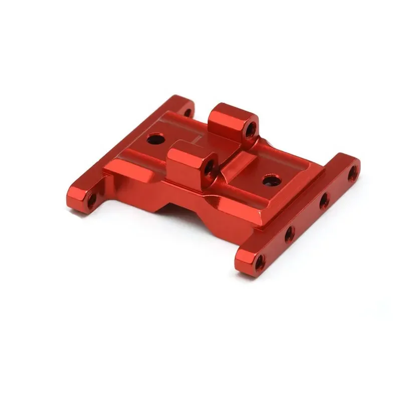 Caja de cambios de Metal mejorada, asiento de montaje, parte inferior de caja de ondas con tornillos para piezas de repuesto de camión y coche Orlandooo, 1/35