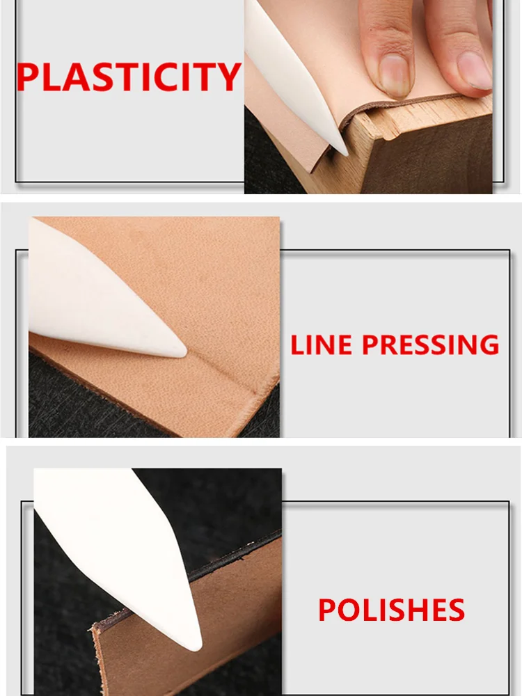Natural Bone Folder Tool Portable for DIY Handmade Leathercraft Scoring Folding Creasing Paper & Leather Crafts