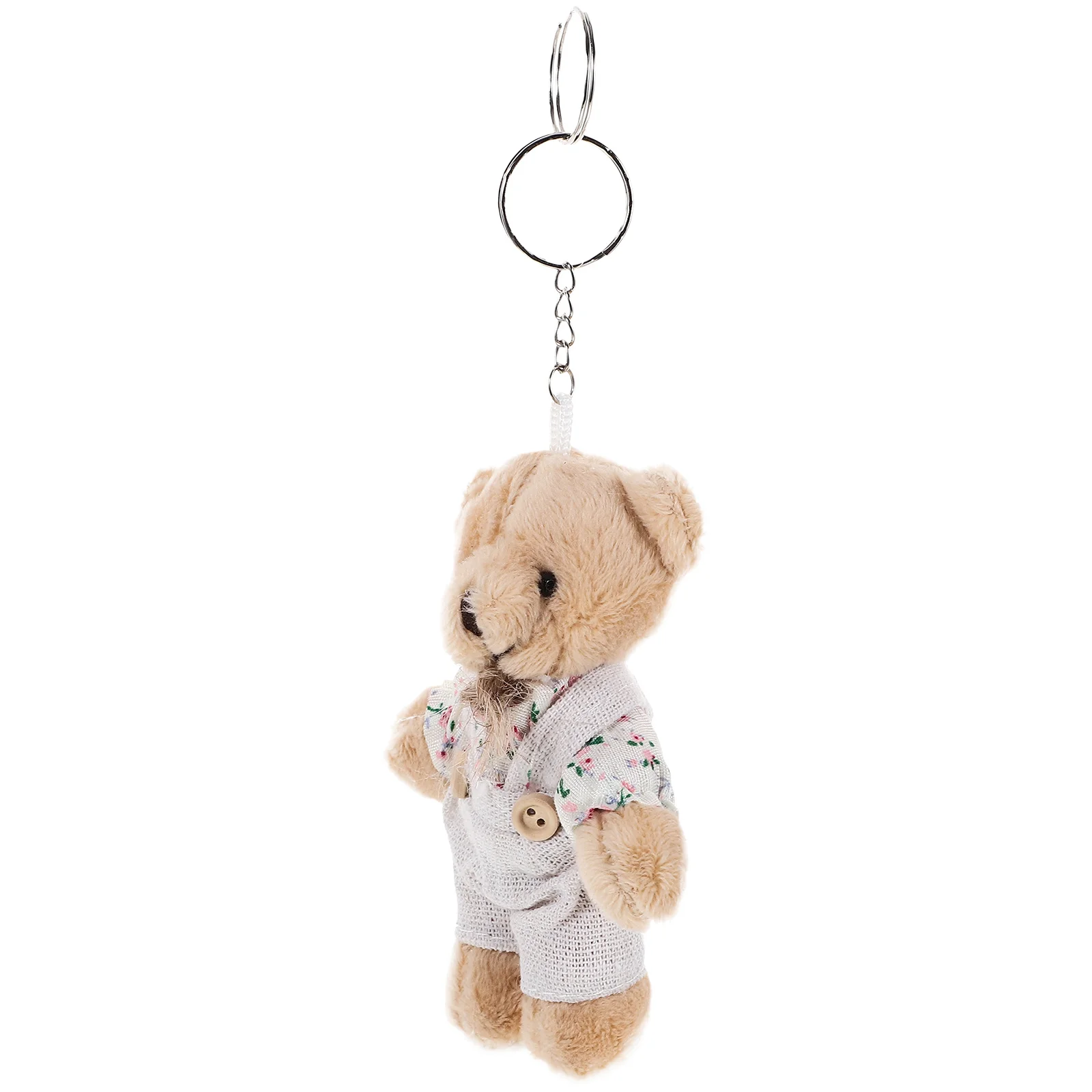 

1Pcs Mini Bear Keychain Adorable Key Ring Bag Pendant Perfect for Car Keys Schoolbag Hanging Decoration Ornament