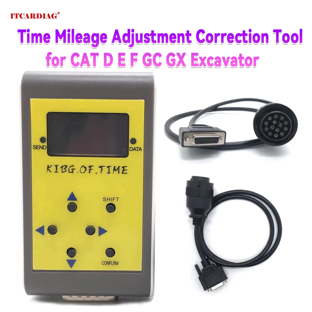 Time Mileage Adjustment Correction Tool for CAT D E F GC GX Excavator Display Screen Hours Change Add and Reduce The Hours