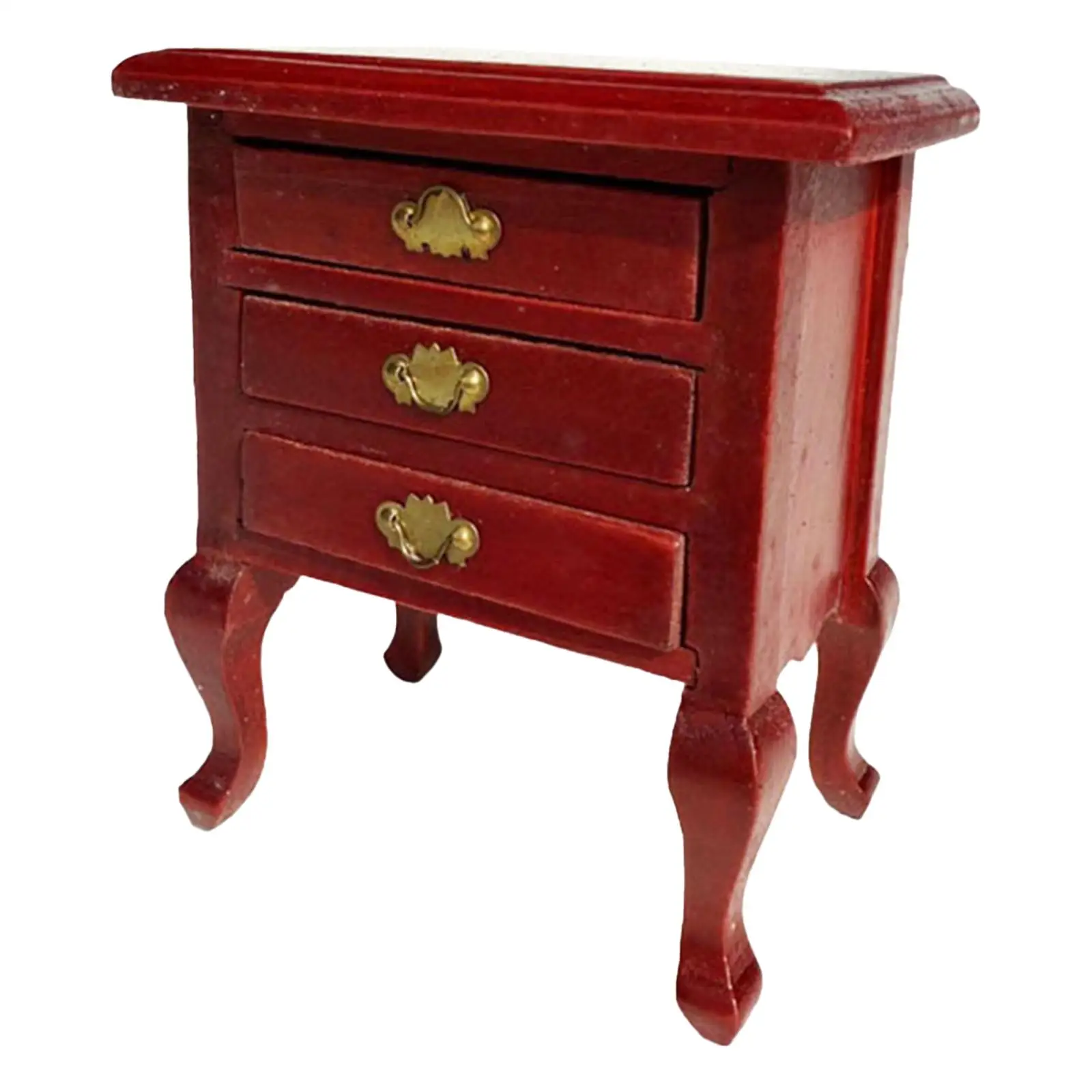 Mini Table de chevet meubles de maison de poupée accessoires de maison de poupée 1:12 Table de nuit pour Micro paysage maison de poupée décor Accs