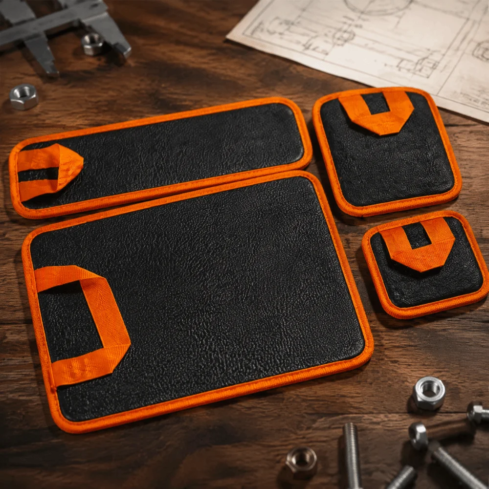 Double-Sided Magnet Tool Storage Pad Reinforced Edge Portable Magnetic Holder Pad Strong Magnet Anti-Slip Magnetic Tool Mat