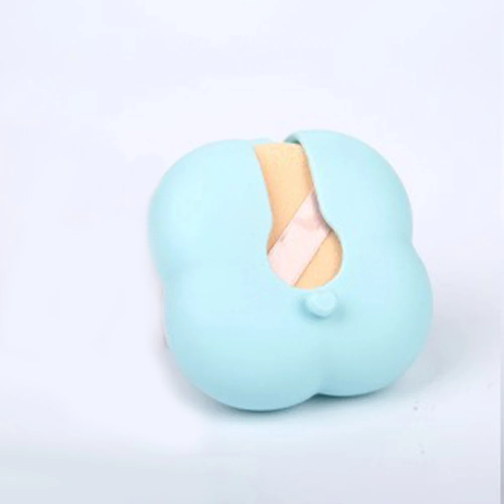 실리콘 메이크업 퍼프 보관 케이스 면 패드용 다기능 주최자 보석 휴대용 여행 친화적인 여성용 미니