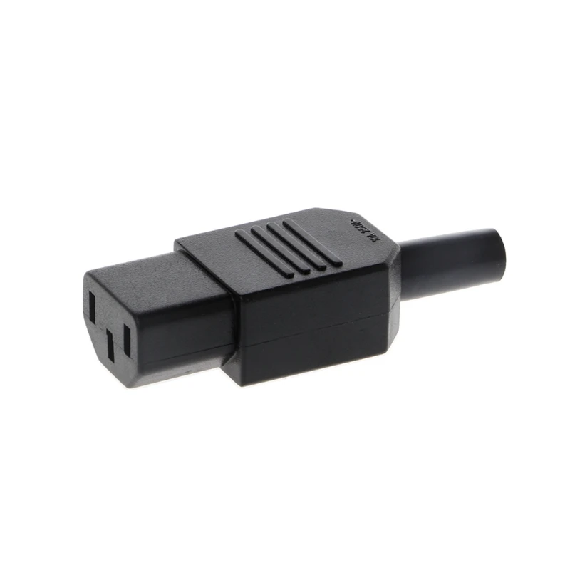 IEC 320 C13 Female Plug Rewirable Power Connector 3 Pin Socket 10A /250V