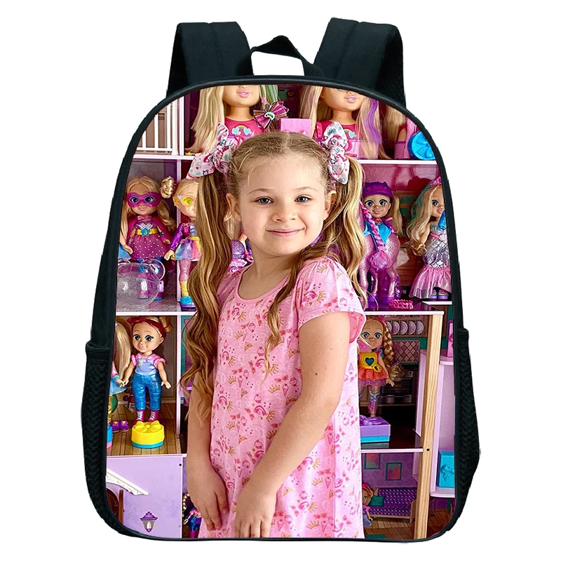 

New 3d Print Diana Show School Bags Girls Boys Kindergarten Bookbag Cute Girl Pattern Lightweight Schoolbag Kids Backpack Gifts