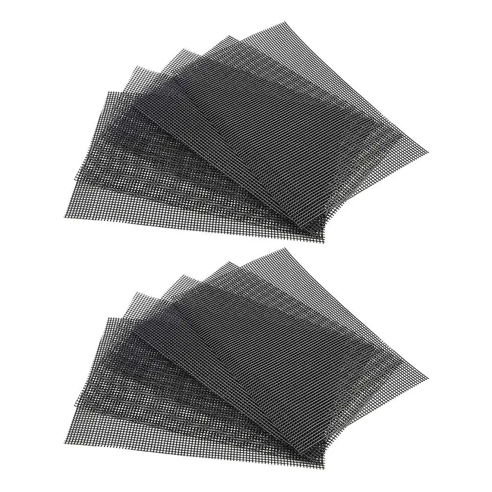 

10 шт. сетчатых дренажных матов для цветочных горшков из высококачественного полипропилена, идеально подходят для сада и дренажа цветов