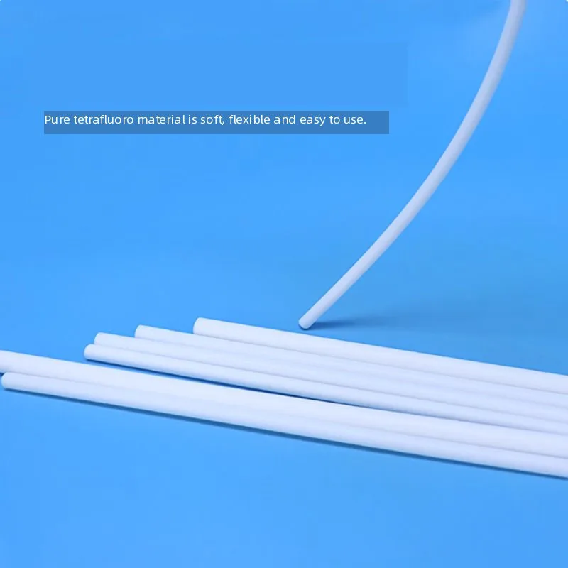 Laboratory pure PTFE stirring rod PTFE polytetrafluoroethylene stirring paddle acid and alkali resistant high and low temperatur