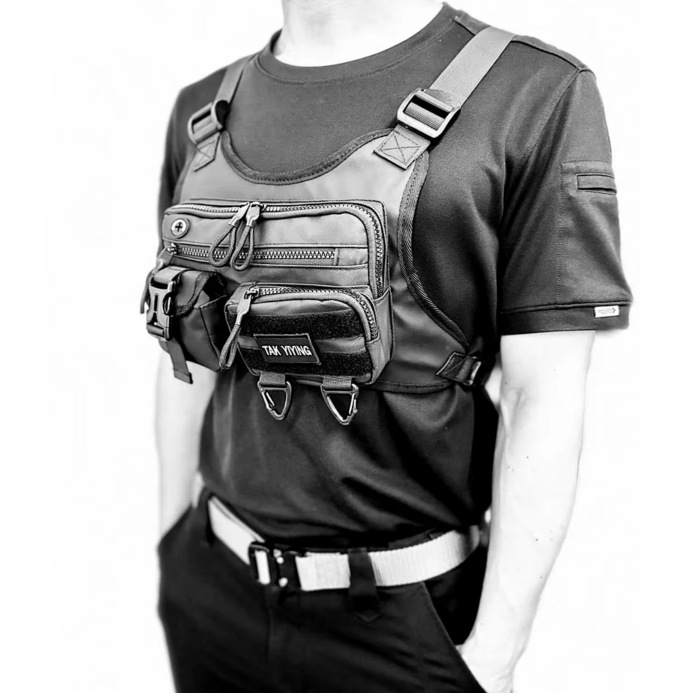 

Second Hunting Generation Tactical Chest packet Workwear Cycling Street Trend Functional Vest Vest Ins Motorcycle Chest Bag
