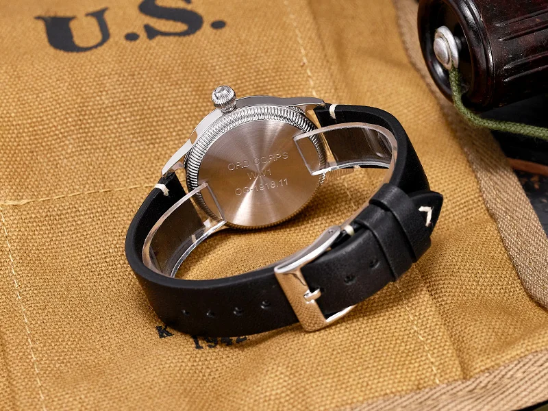 Baltany S2051 Automatische Mechanische Uhr für Herren Retro WW1 Trench Militär-Stil Armbanduhr Vintage Dress Watch ST1701 Retro – Detail 10