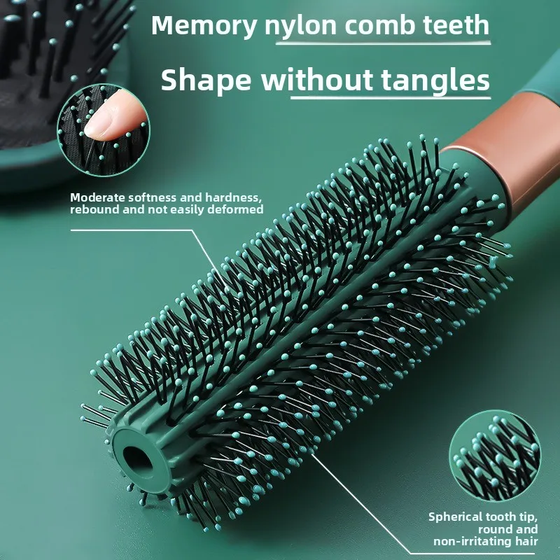 Peine con cojín de aire, cepillo para masaje del cuero cabelludo, desenredar, antiestático, salón, SPA, herramienta de estilismo de peluquería, ovalado y redondo