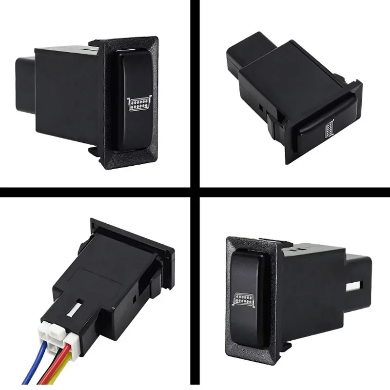 For Toyota Corolla Land Cruiser 70 1PC DRL LED Power Supply Fan Electronic Dog After Fog Light Steering Sheel Switch Button