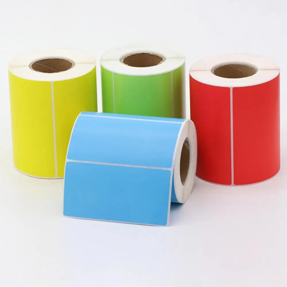 6cmx4cm Direct Thermal Labels Self-Adhesive Thermal Printer Label Tape Multi-Purpose Label Stickers DIY Logo QR Code Name Tag