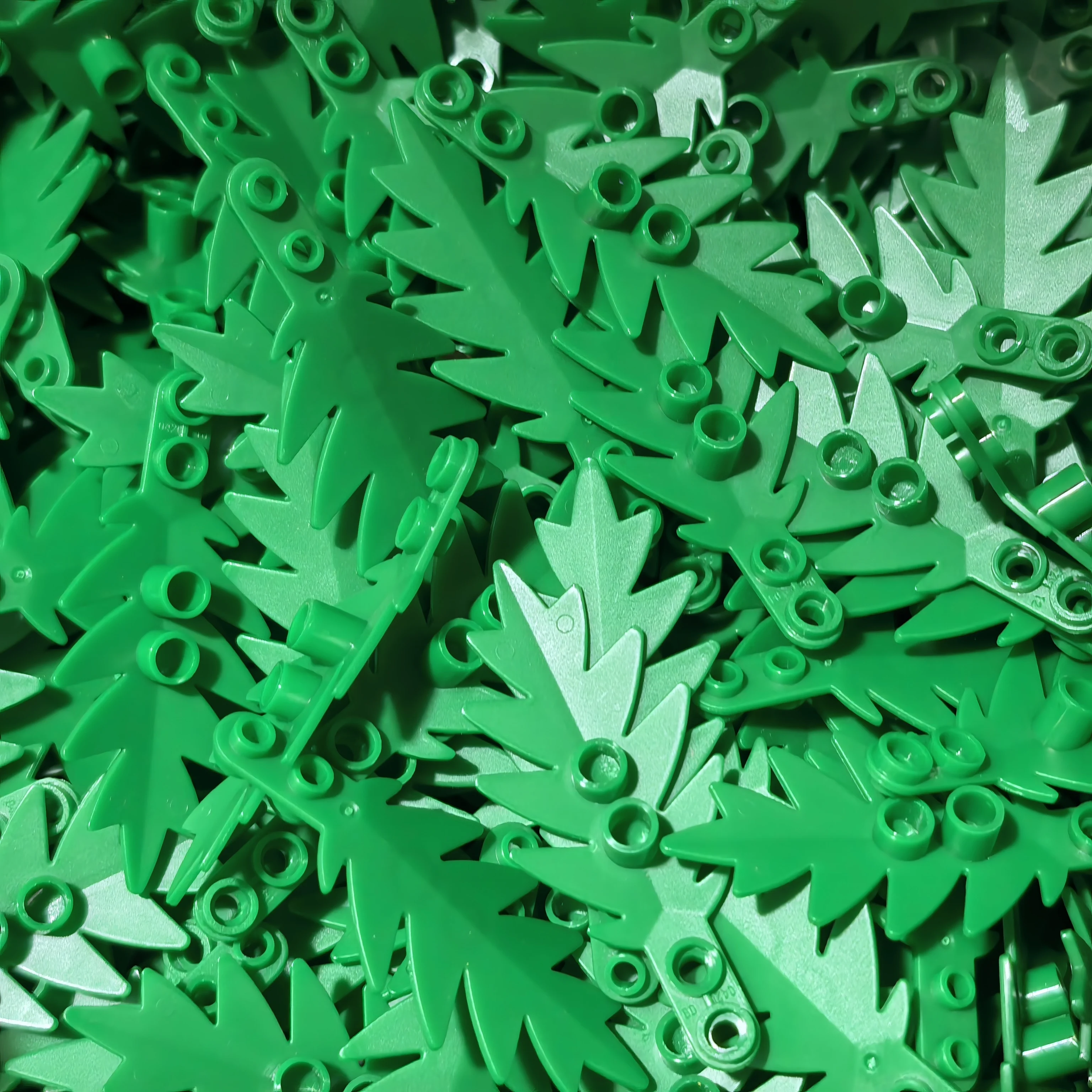 10pcs Brick Parts 6148-2518 Leaf Parts Accessories MOC Custom DIY Gift Educational Toys