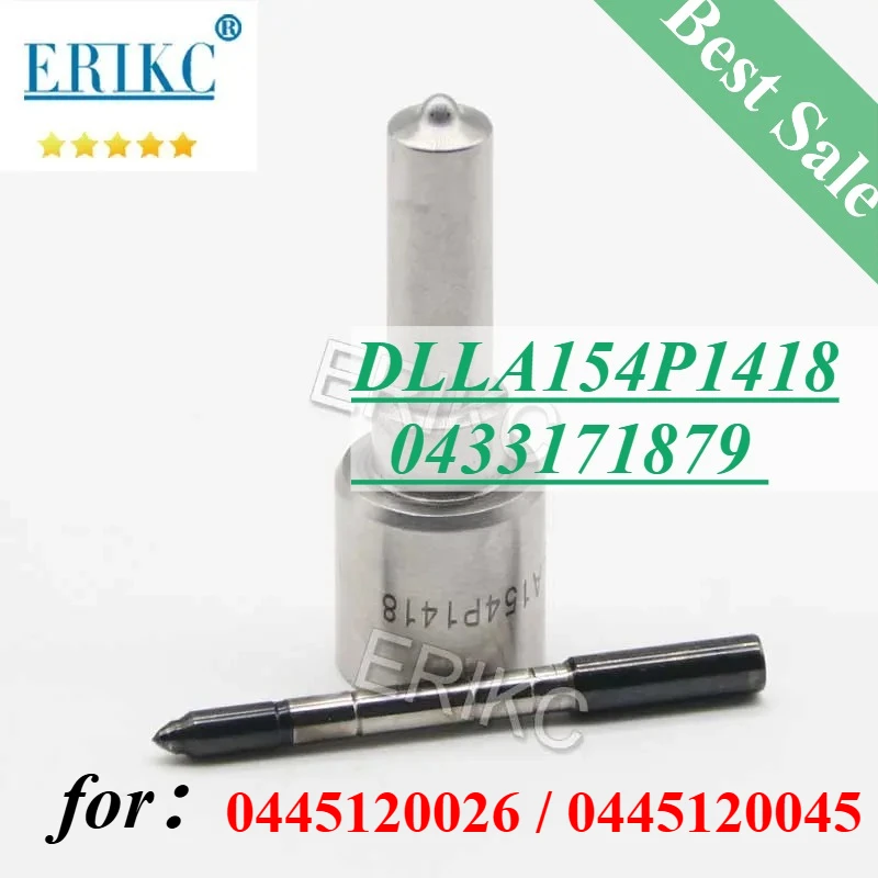 

Дизельная форсунка DLLA 154 P 1418, DLLA154P1418, наконечник форсунки Common Rail 0433171879, для грузовика Man 0445120026 0445120045
