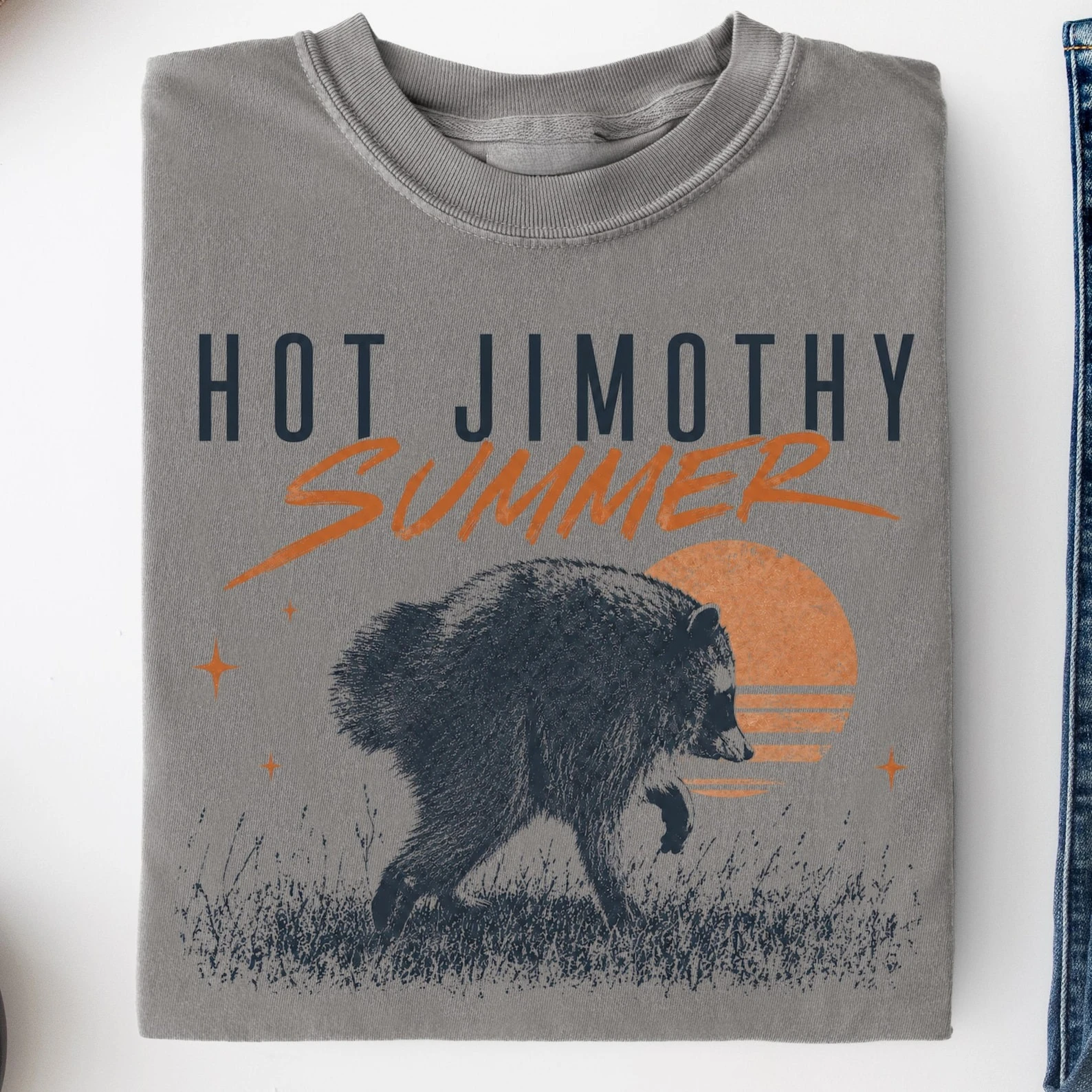 Raccoon Jimothy Viral Shirt Funny Trash Panda Wildlife T-Shirt Retro Animal Lover Meme Tee Men Women Raccoon Tshirts - view 2