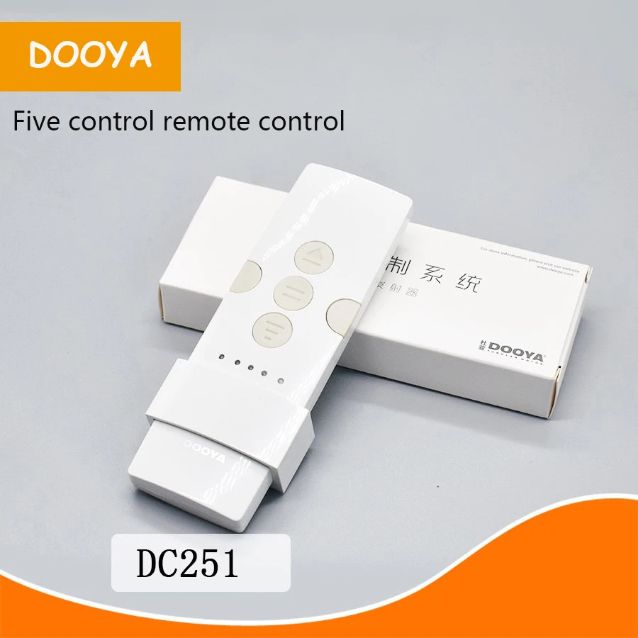 DOOYA-Control remoto de cortina eléctrica, controlador inteligente para el hogar, CINCO CANALES, Control único, Control remoto inalámbrico DC251