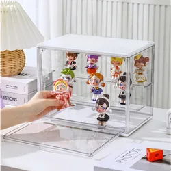 Transparent Acrylic Display Rack Transparent Handmade Anime Car Model Blind Box Display Storage Box Storage Rack Home Decoration