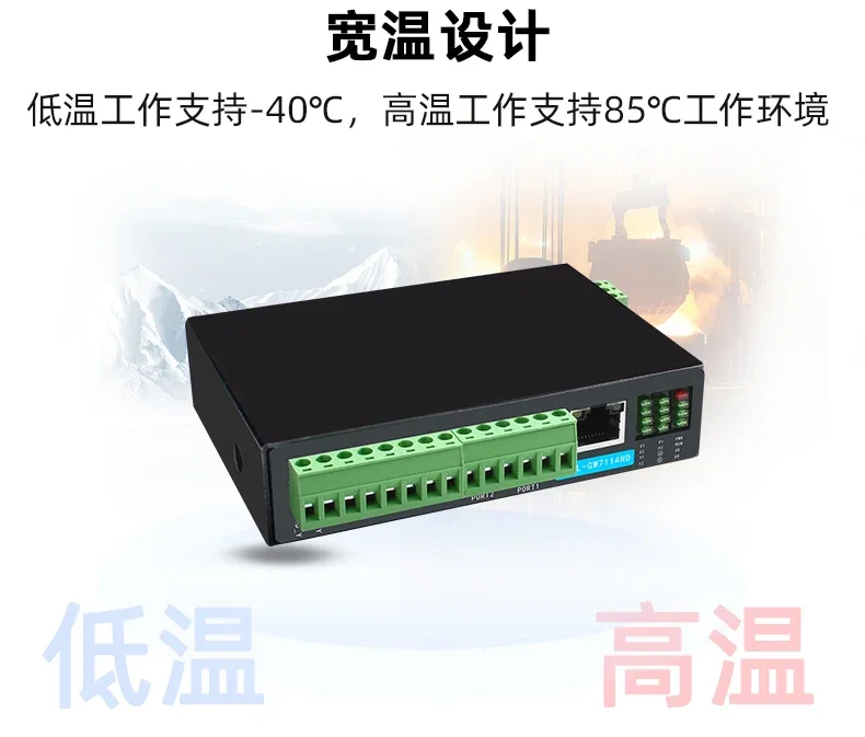 Router 4G Modulo da RS232/485 a Ethernet Porta seriale gateway Modbu alla porta di rete a comunicazione industriale 4G