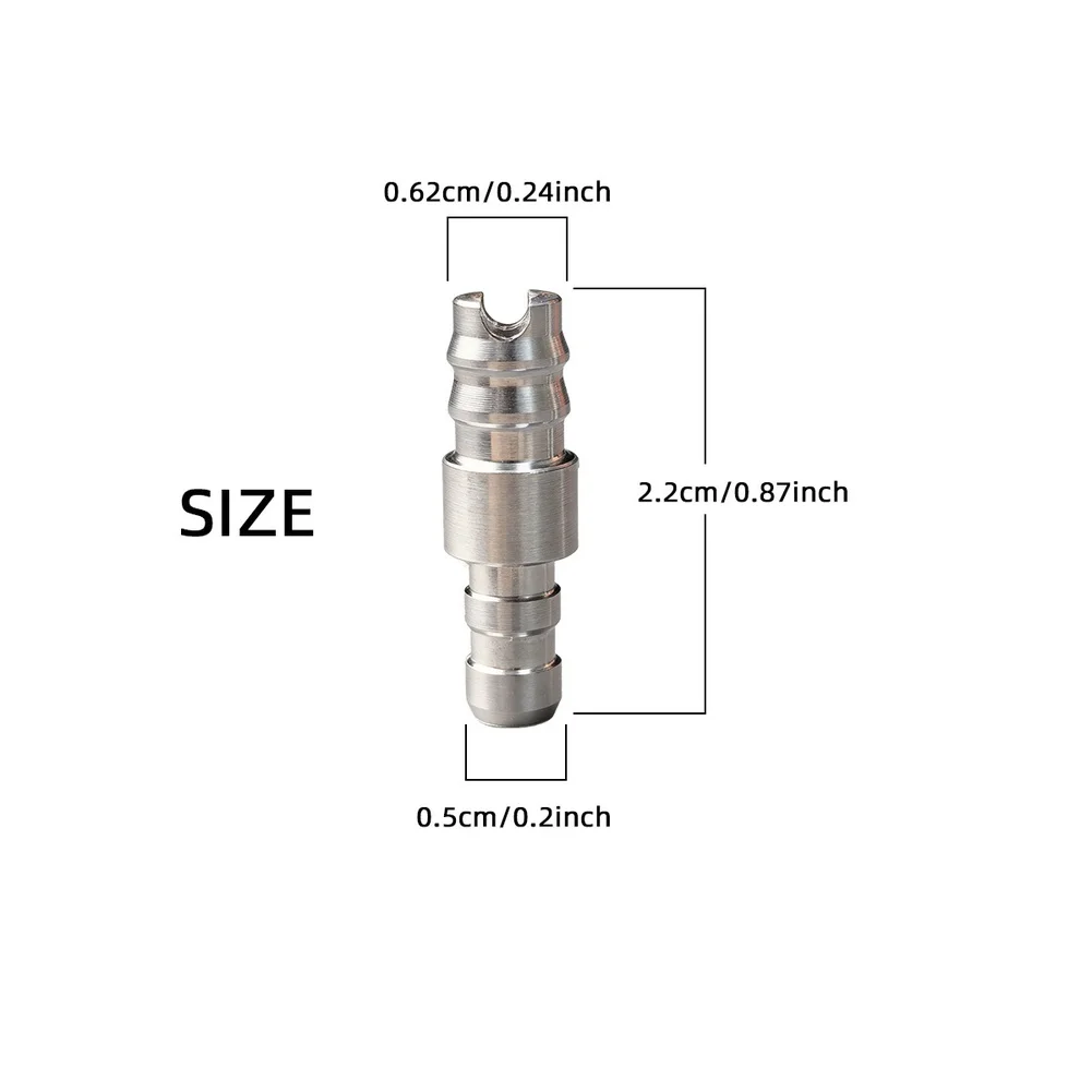 5pcs Stainless Steel Milk Tube Connector Replacement Shortened Fitting For Coffee Maker HP3 Frothing Nozzle System Accessories
