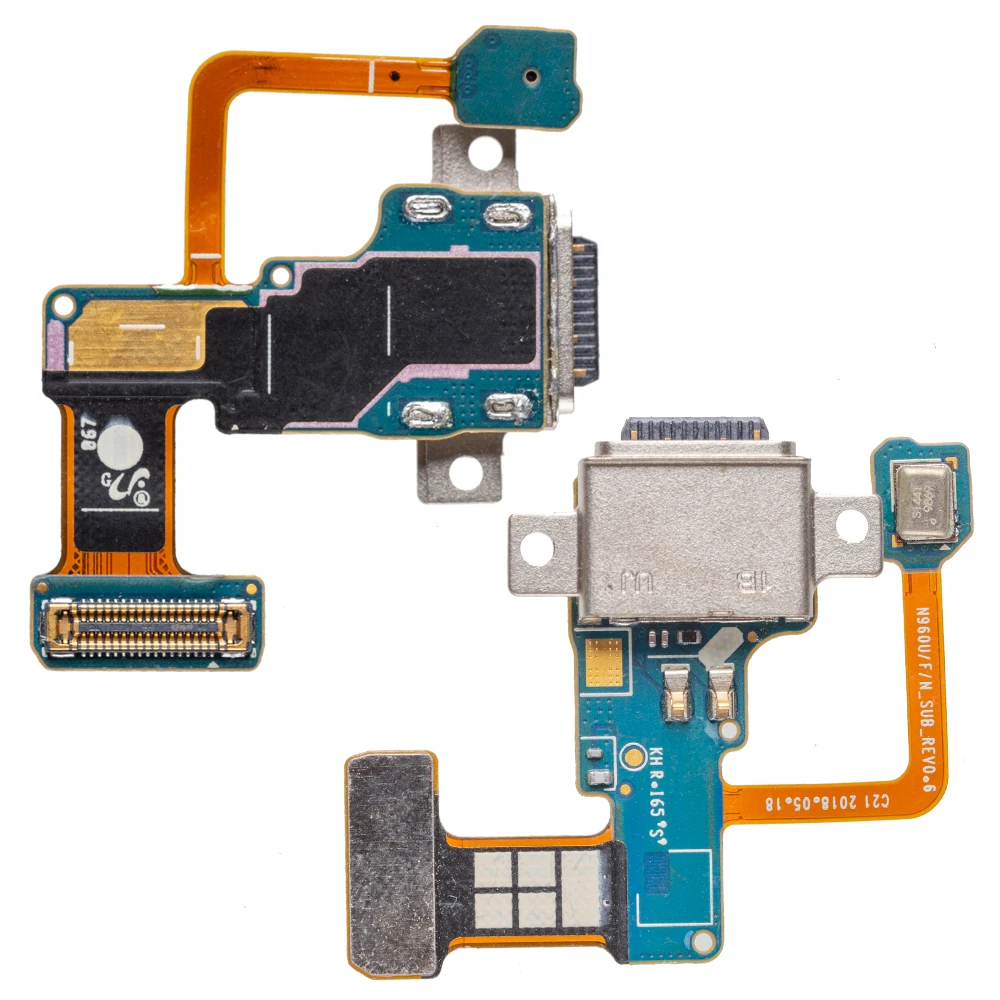 Fast Charging Port Flex For Samsung Galaxy Note 9 N9600 N960U N960F N960N N960W N960X USB Doct Connector Charger Board Flex