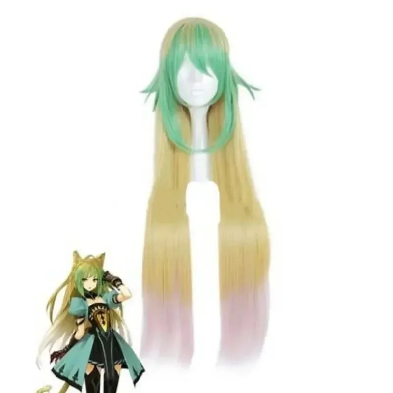 CyAnime Game Fate/Apocrypha Grand Order Atalanta, disfraz de Cosplay, peluca Archer, falda verde, uniforme, conjunto completo, traje de fiesta Sexy para mujer